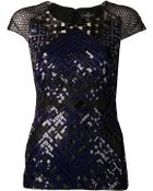 J. Mendel Sequined Top - Lyst