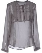 Gold Case Blouse - Lyst