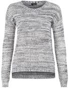 Dex Marled Mix Stitch Sweater - Lyst