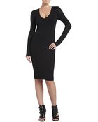 BCBGMAXAZRIA Tori V-Neck Dress - Lyst