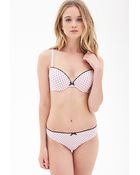 Forever 21 Polka Dot Bra Set - Lyst