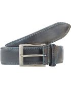 Harris Burnished Leather Belt - Lyst
