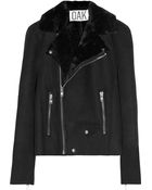 Oak Rider Shearling Biker Jacket - Lyst