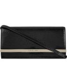 MICHAEL Michael Kors Lana Leather Clutch - Lyst