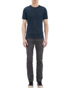 John Varvatos Slub-Knit T-Shirt - Lyst