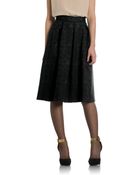 Patrizia Pepe Pencil Skirt In Textured Viscose Stretch Cotton Fabric - Lyst
