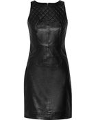 W118 By Walter Baker Jeffrey Quilted Leather Dress - Lyst