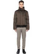 SOIA & KYO Yohann-F4 Military Down Jacket With Fur Hood - Lyst