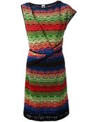 M Missoni Wavy Knit Sweater Dress - Lyst