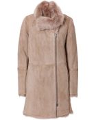 Closed Shearling Coat - Lyst