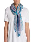 Missoni Chevron-Print Fringe Scarf - Lyst