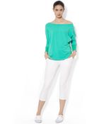 Lauren by Ralph Lauren Dolmansleeved Cotton Top - Lyst