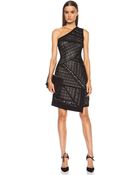 J. Mendel Asymmetrical One Shoulder Viscose Dress - Lyst