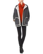Samuji Grey Virgin Wool Gary Coat - Lyst