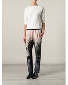 Stella McCartney Printed Trousers - Lyst