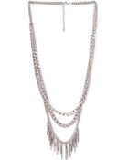 Forever 21 Layered Chain Matchstick Necklace - Lyst