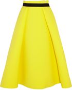 Roksanda Stretchneoprene and Woolcrepe Midi Skirt - Lyst