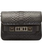 Proenza Schouler Black Python Ps11 Classic Mini Shoulder Bag - Lyst
