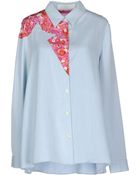 Thakoon Addition Long Sleeve Shirt - Lyst