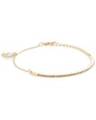 Jules Smith Sparkle Skull Charm Bracelet - Lyst