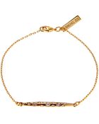 Rachel Zoe Gold-Plated Pavã© Quill Bracelet - Lyst