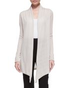 Donna Karan New York Cashmere Draped-front Cardigan - Lyst