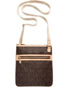 Michael Kors Michael Large Monogram Crossbody - Lyst