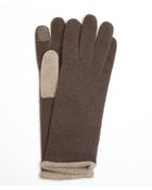 Portolano Brown Cashmere Itouch Gloves - Lyst