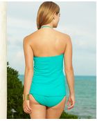 Lauren by Ralph Lauren Flyaway Tummy-Control One-Piece Swimsuit - Lyst