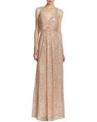 La Femme Beaded Open-Back Sweetheart Gown - Lyst