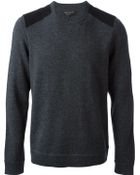 Rag & Bone Shoulder Patch Sweater - Lyst