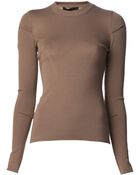 Alexander Wang Ribbed Pullover Sweater - Lyst