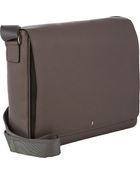Serapian Flap-Front Messenger - Lyst