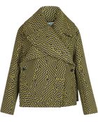 Kenzo Wool Jacquard Broken Floor Jacket - Lyst