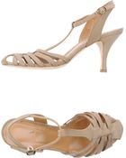 Jfk Mid-Heel T-Strap Sandals - Lyst