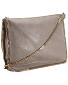 Stella McCartney Chain Trimmed Shoulder Bag - Lyst