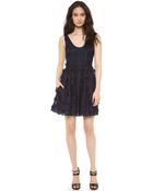 Jill Stuart Janice Silk Emroidered Dress - Lyst