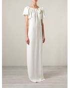 Lanvin 'Cadi' Long Dress - Lyst