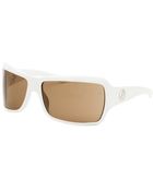 Giorgio Armani Women'S Rectangle White Sunglasses - Lyst