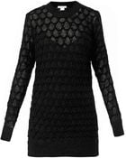 Helmut Lang Corded Lace-Knit Sweater - Lyst