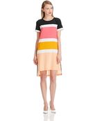 DKNY Colorblock Dress - Lyst