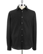Perry Ellis Muted Dot Sportshirt - Lyst