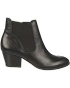 Franco Sarto Gypsum Leather Ankle Boots - Lyst