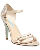 Betsey Johnson Blue By Bow Evening Sandals - Lyst