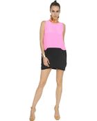 Gianluca Capannolo Two Tone Silk Crepe Dress - Lyst