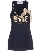 Elisabetta Franchi Jeans Top - Lyst