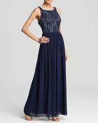 Aidan Mattox Gown - Beaded Bodice - Lyst