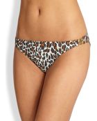 Tory Burch Reva Logo Halter Bikini Top - Lyst