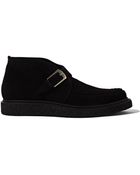 Saint Laurent Mens Suede High Creeper Shoes - Lyst