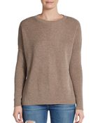 Vince Chevron Wool/Cashmere Sweater - Lyst